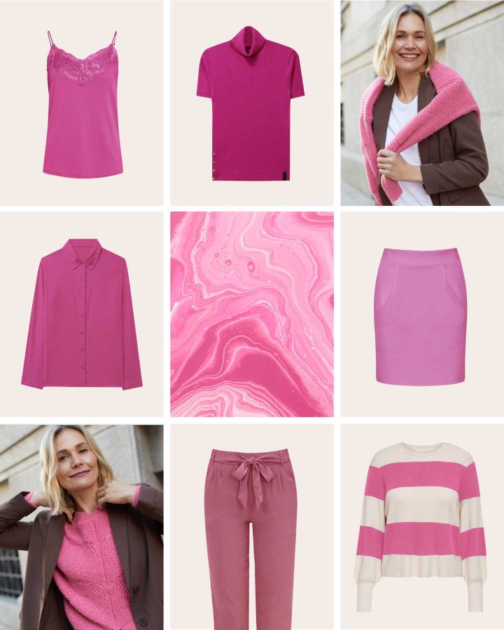 5 ways to combine fuchsia in your outfits
