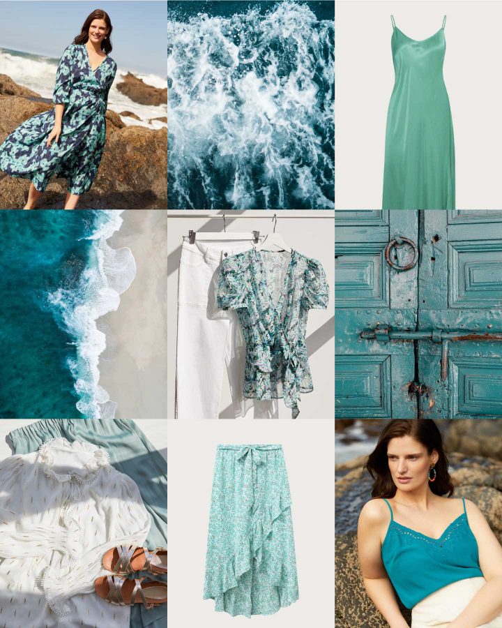 How to combine turquoise this summer lookiero