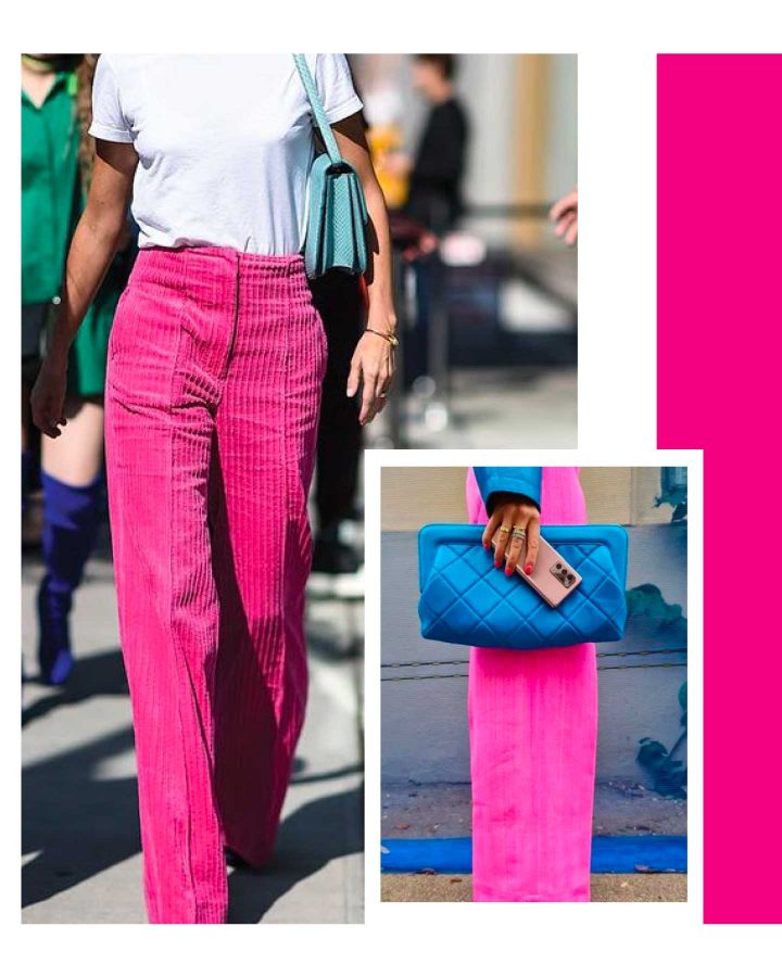 Comment porter un pantalon de costume fuchsia avec une veste rose (3 tenues  et looks)