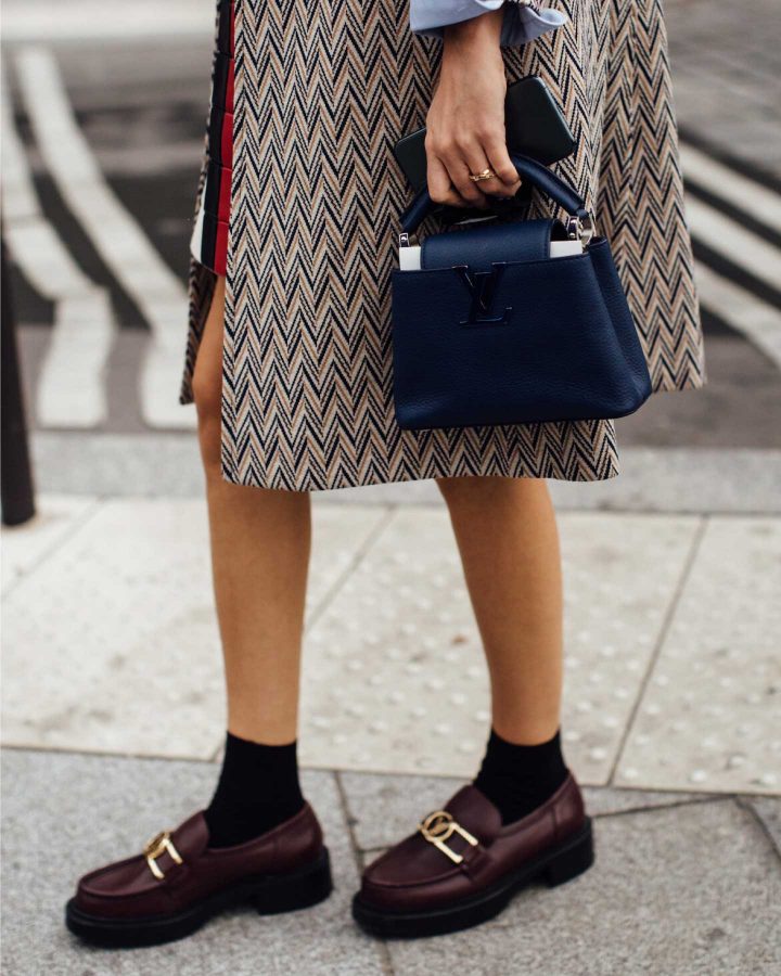 loafers or moccasins street style