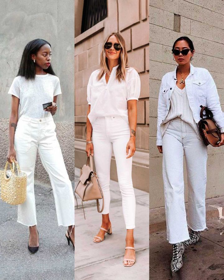 How to wear white trousers