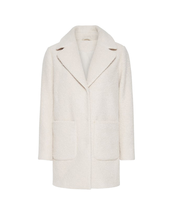 abrigo blanco lana