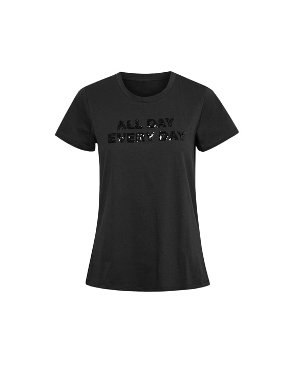 camiseta negra algodon