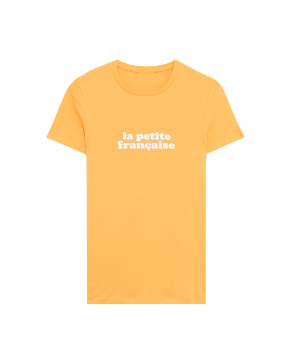 tshirt jaune la petite francaise lookiero premium
