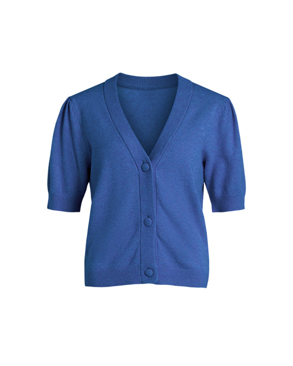chaqueta color azul vibrante tendencia primavera 2023