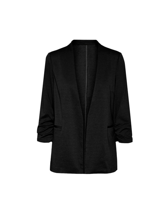 black oversized blazer