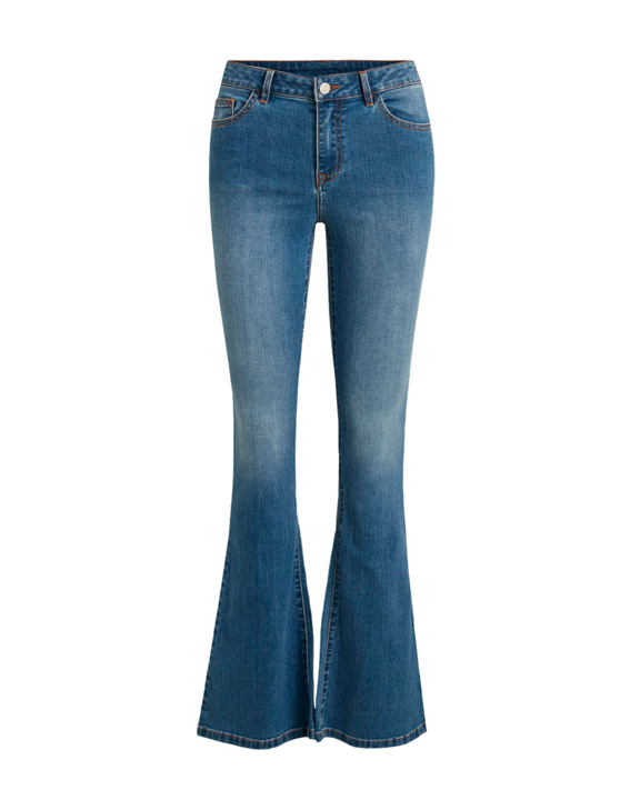 jeans flare oscuros