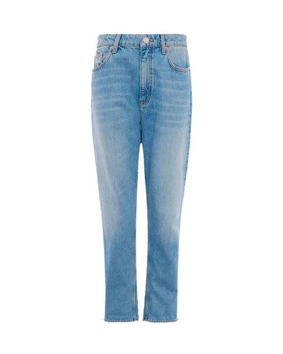 relaxed straight jeans