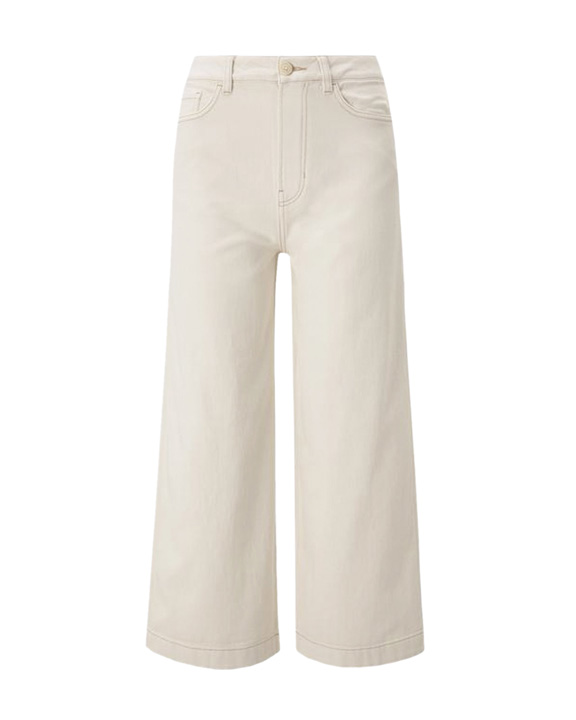 white culotte trousers