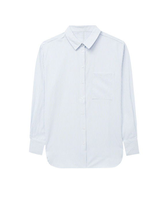 chemise blanche ouvert