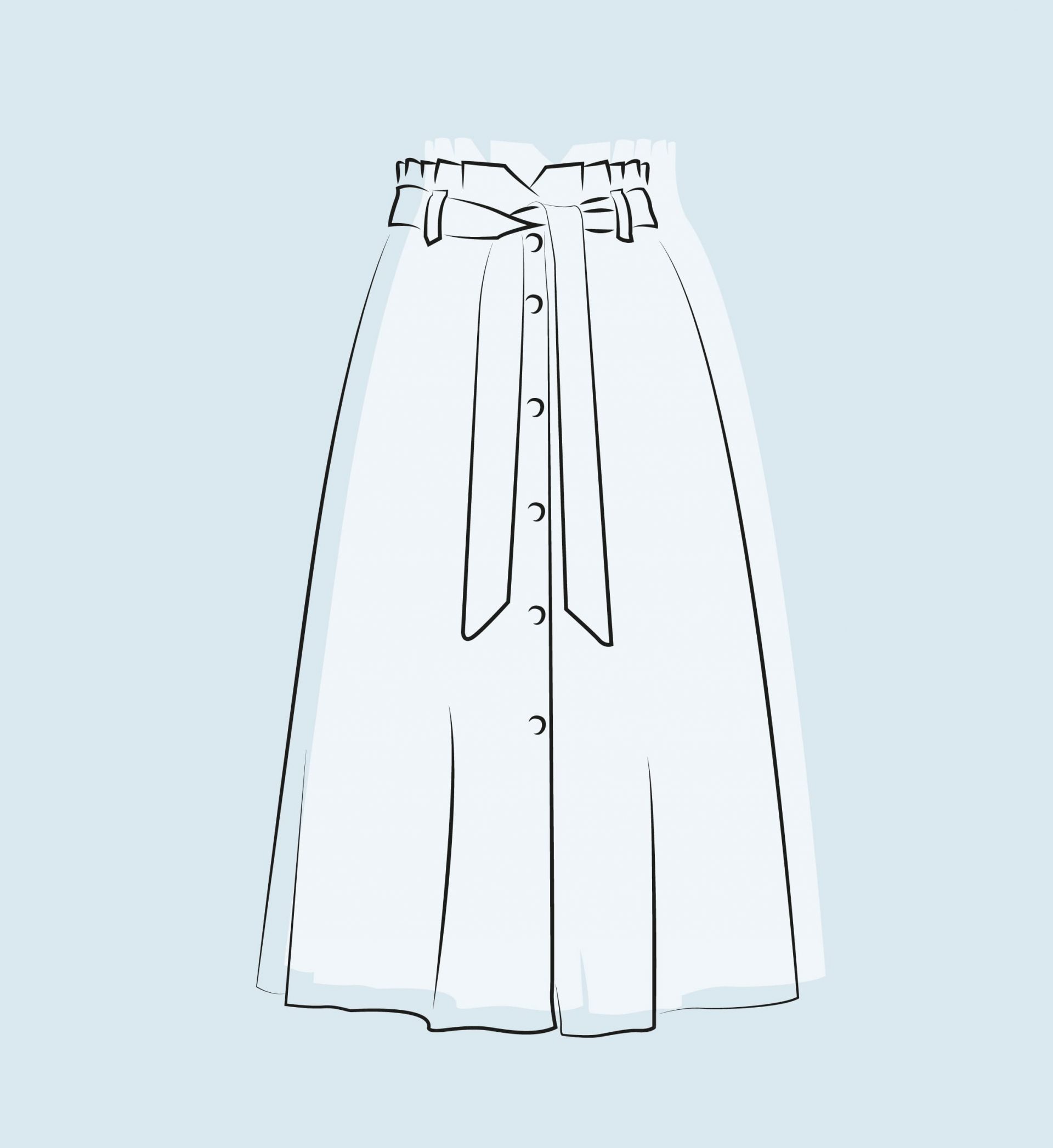 abc skirt , type of skirts