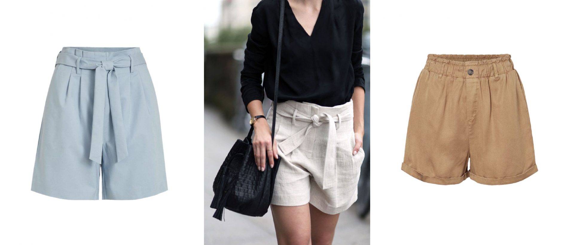 How to Style a Linen Blazer and Paperbag Shorts for Summer